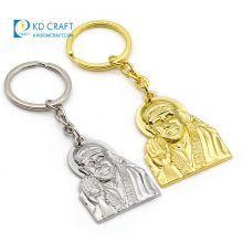 Großhandel billig benutzerdefinierte Metall Elefant Schlüsselanhänger Gold Silber geprägt 3D Logo Thailand Schlüsselanhänger